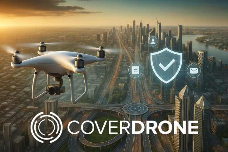 Drona apdrošināšanas process Latvijā – reģistrācija CAA, polises izvēle Coverdrone sistēmā, dokumentu iesniegšana un atlīdzības pieprasīšana.