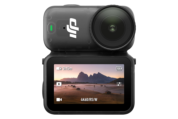 DJI Osmo Nano — kompakta, ūdensizturīga līdz 10 m kamera ar kameras stabilizatoru RockSteady 3.0 un HorizonBalancing, 4K/60 video, 10-bit D-Log M krāsu profilu, magnētiskajiem stiprinājumiem un ātru kopīgošanu caur DJI Mimo (Wi-Fi 6) stabilizētam 4K video ceļojumiem un sociālo tīklu saturam.
