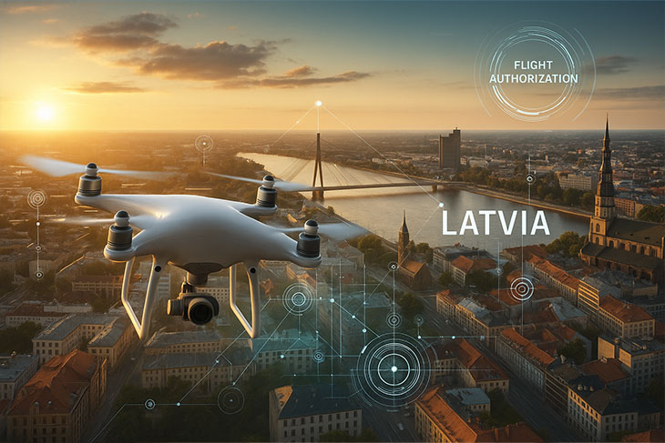 Lidojuma atļaujas droniem Latvijā – kā reģistrēt dronu, iegūt CAA sertifikātu un plānot legālus lidojumus atbilstoši EASA un LGS noteikumiem | DronuEksperts.Lv